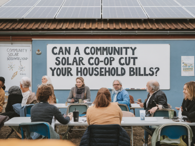 Can a community solar co‑op cut your household bills and how to set one up with a uk grid connection