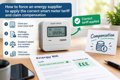 How to force an energy supplier to apply the correct smart meter tariff and claim compensation
