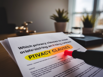 Which privacy clauses to insist on before signing an ai hiring tool contract